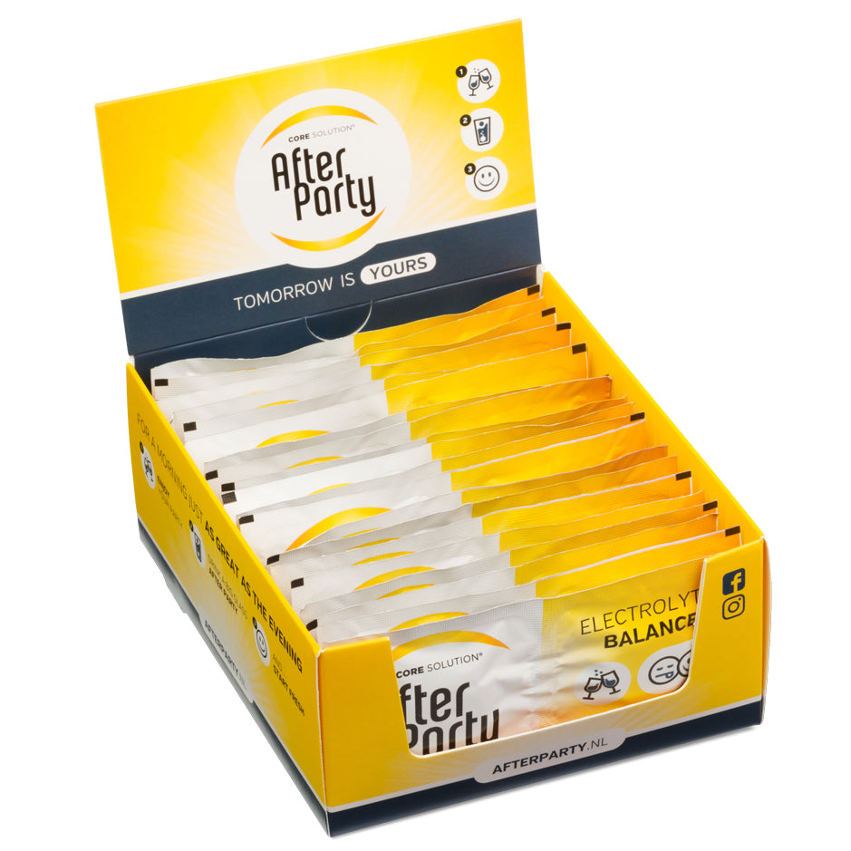 afterparty 20 pack in display